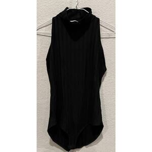 Reformation Isabel Turtleneck Sleeveless Bodysuit Size XL